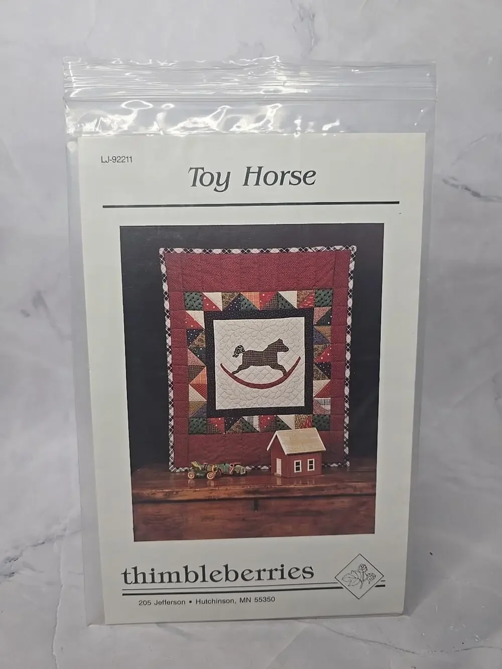 Thimbleberries Toy Horse Miniature Quilt Pattern 20 x 24